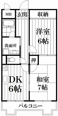 【間取り】 | エスポワール鴻池