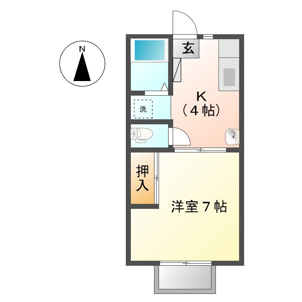 グリーンヒルズＭの間取り