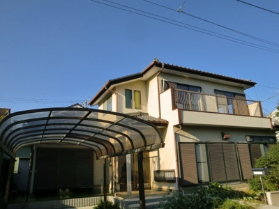 【外観】 | 藤久良町蔵本様一戸建て | 藤久良町　２階建て一軒屋　５ルーム　トイレ・風呂別　駐車場1台込