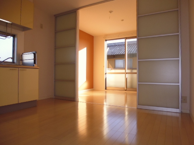 倉敷市中畝５丁目のアパートのキッチン|ダイニング