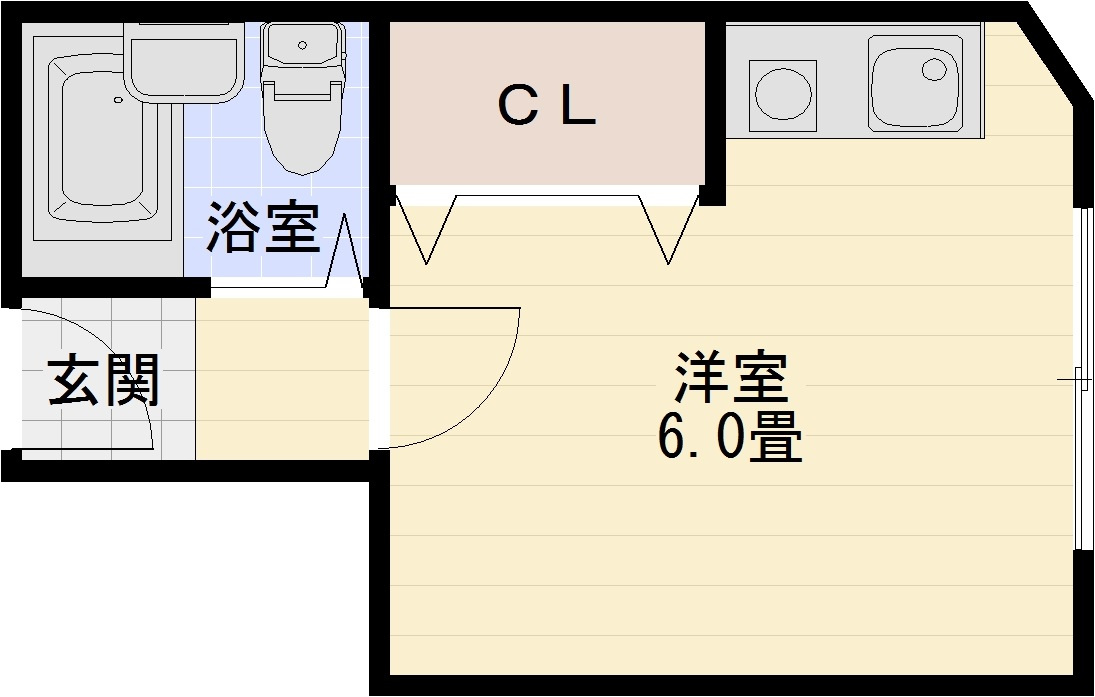 コンフォート本町の間取り|コンフォート本町　間取り