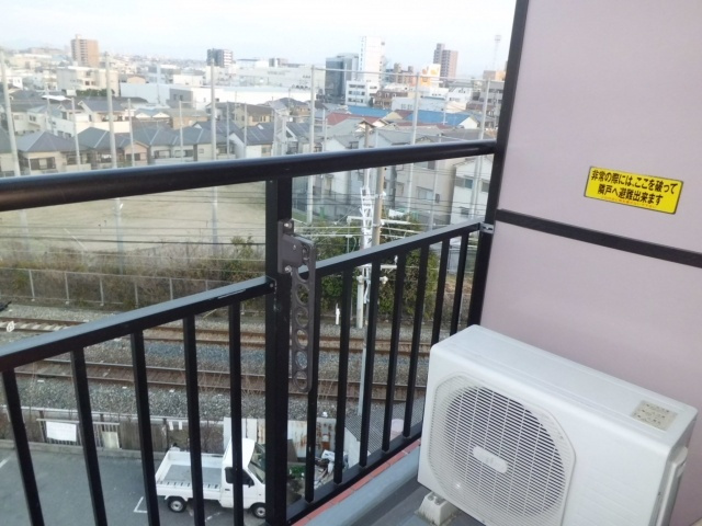 サンシャイン中町のバルコニー