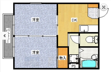 【間取り】 | ボナール一の谷
