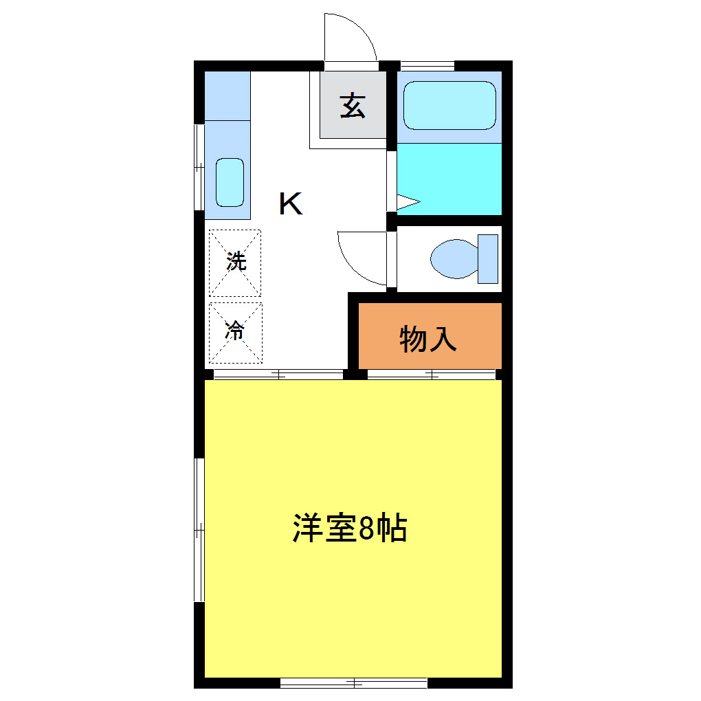 メゾンＳⅡの間取り