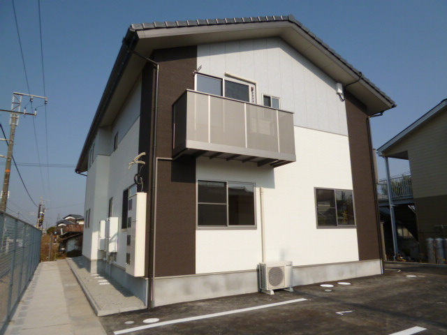倉敷市中庄のアパートの外観
