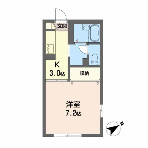 ディアス八桜Ⅱの間取り