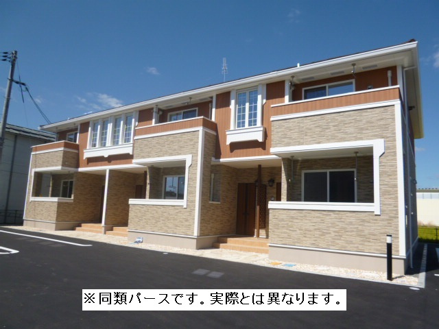 倉敷市中庄のアパートの外観