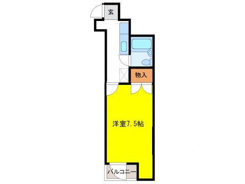 フィットネスマンション　マルサンの間取り