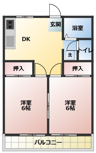 【間取り】 | クレストホーム | 和室から洋室にリフォーム済みです。