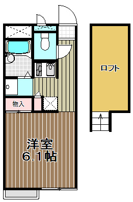 【間取り】 | レオパレス松川
