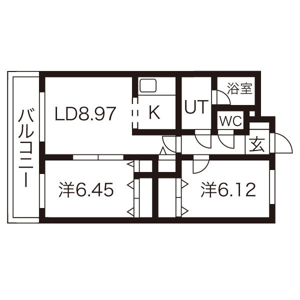 ルージュポミエの間取り