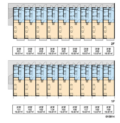 【区画図】 | レオパレスサザンコンフォート 