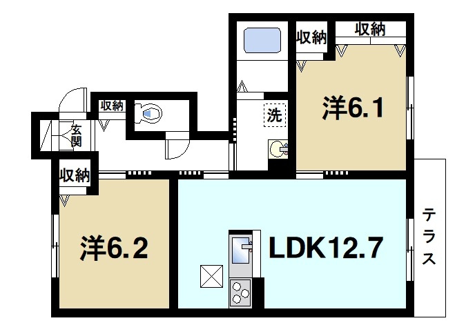 クラッセ城山台の間取り