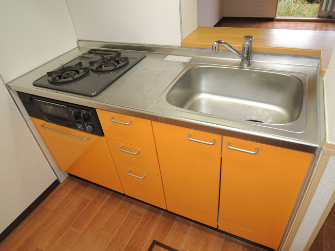 【キッチン】 | ヴィラロイヤルシティーⅡ | ☆ガスコンロ２口＆グリル付☆