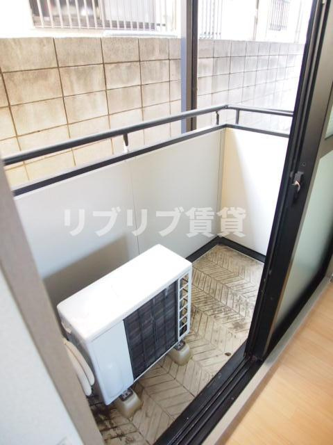 レカン壱番館のバルコニー