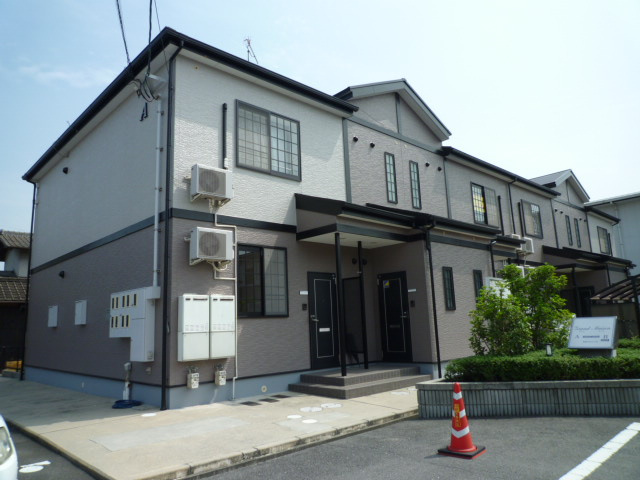倉敷市水江のアパートの外観
