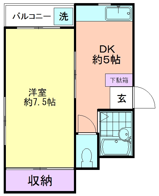 サンコーポ久米川の間取り