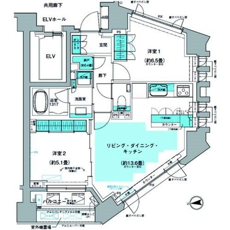【間取り】 | ザ・パークハウス代官山レジデンス