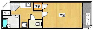 メゾンエストの間取り