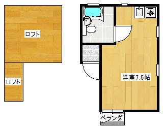 【間取り】 | DK第二龍ヶ崎