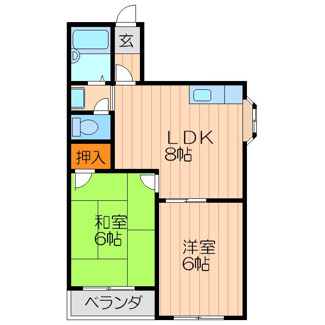 【間取り】 | 第二八幸マンション