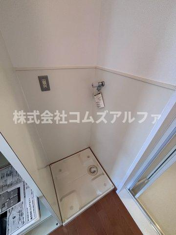 セラフィム横浜の洗面所|セラフィム横浜　室内洗濯機置場