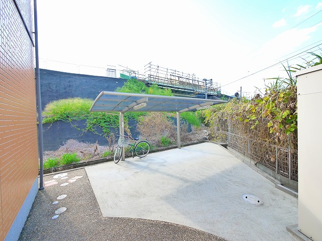ディアス雲村のその他共用部分|駐輪場です