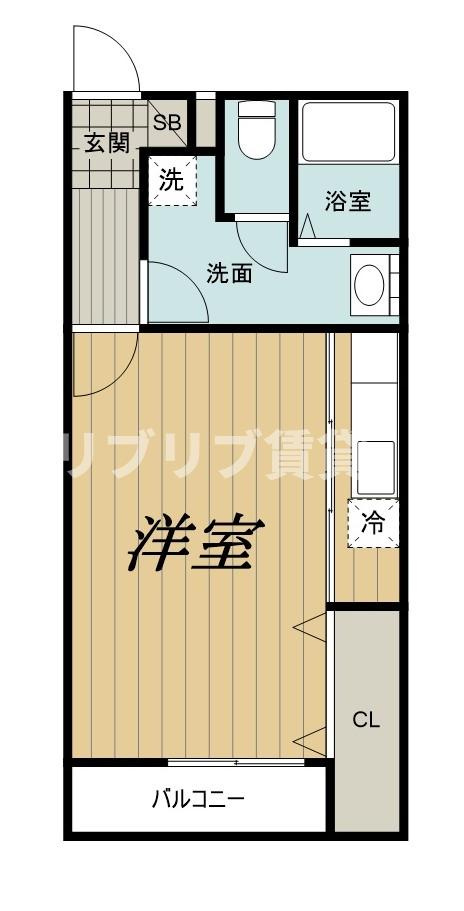 クレール・シャンブルの間取り