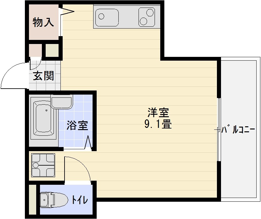 メゾン高井田の間取り