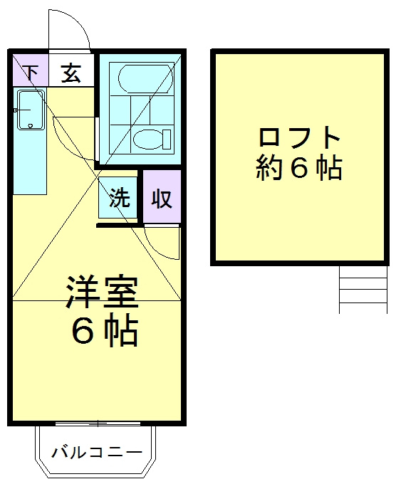 ライトサーム久米川の間取り