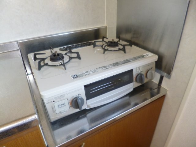 サンライズ下庄のキッチン|２口ガスコンロ