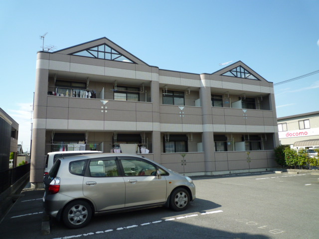 倉敷市羽島のアパートの外観