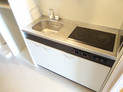 【キッチン】 | サンエスパシオ美園 | ☆電気コンロ２口付☆