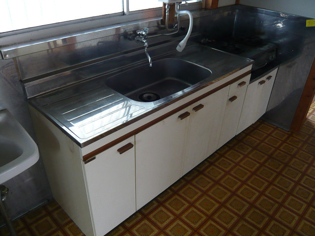 コーポ新倉のキッチン|２口コンロ設置可