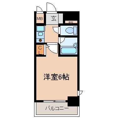 【間取り】 | エスリード梅田新道第２