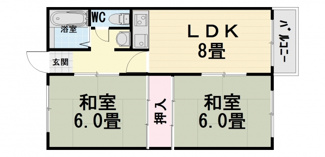 【間取り】 | つくのハイツ