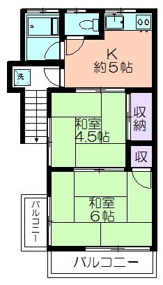 コーポめぐみの間取り