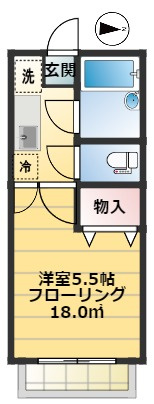 ハイツゆぎの間取り|聖蹟桜ヶ丘徒歩8分【ハイツゆぎ】