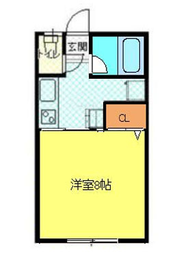 レジデンスコスモ2の間取り