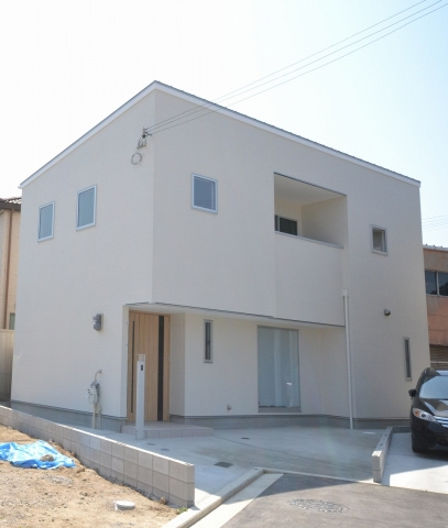 クロワールタウン加守町　自由設計　新築一戸建て　岸和田市加守町の外観：施工例|当社売主につき、仲介手数料不要！