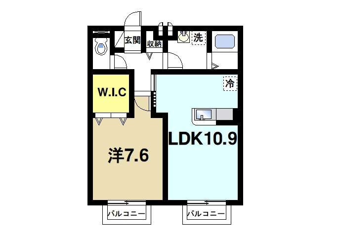 パセオ奈良の間取り|間取りです
