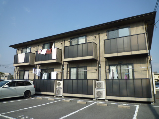 倉敷市安江のアパートの外観