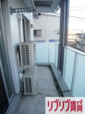 フェリークス院内のバルコニー