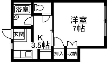 【間取り】 | コーポKM | ＜コーポKM＞