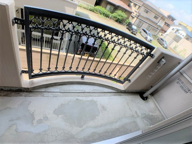 Ｍヒルズ大清水のバルコニー