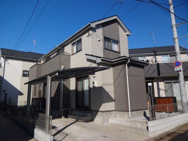 川越市的場2丁目貸家の外観