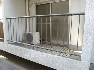 城ヶ丘マンションのバルコニー