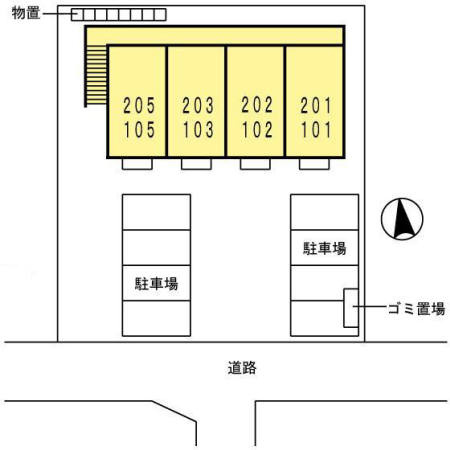 サンソフィエ茶畑の区画図