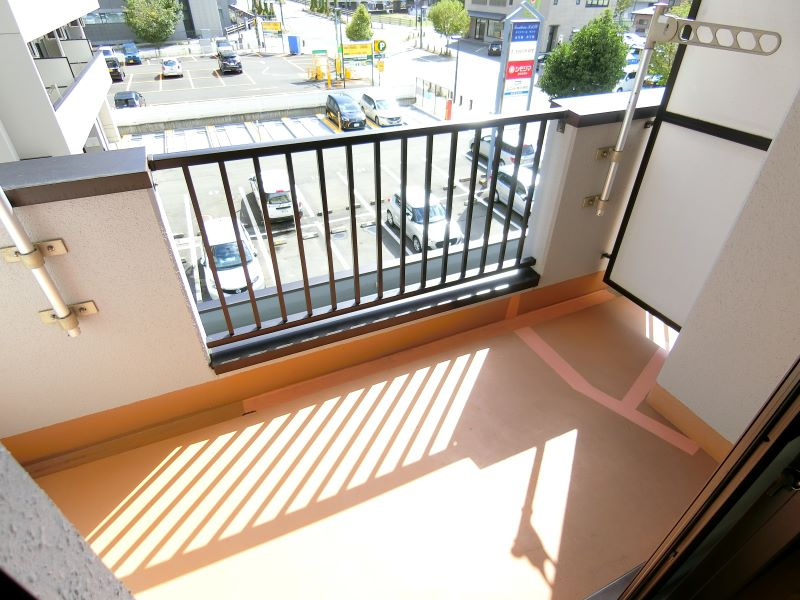 テリトワールSATO壱号館のバルコニー