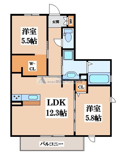 【間取り】 | サンハイム花園